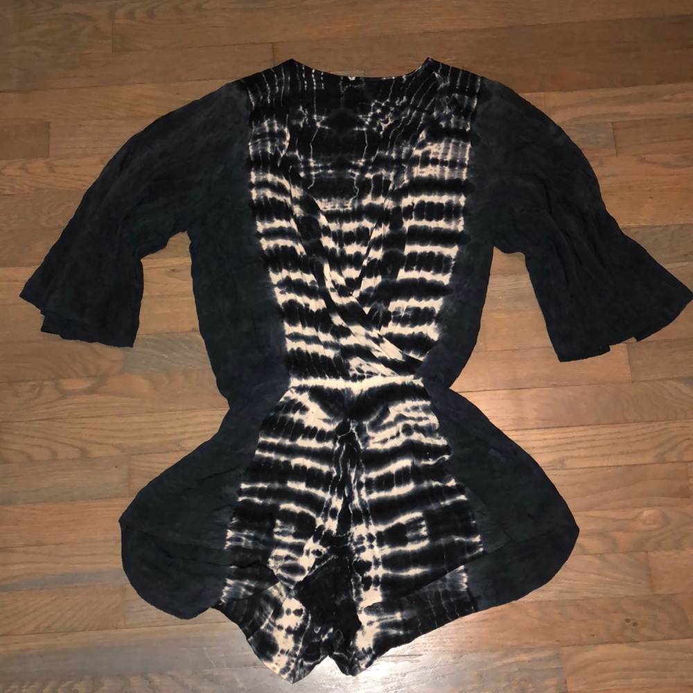 Blue Life Tie-dye Romper